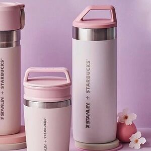 NWT Starbucks x STANLEY Lmt. Ed. Japanese Sakura Collection Quadvac Bottle